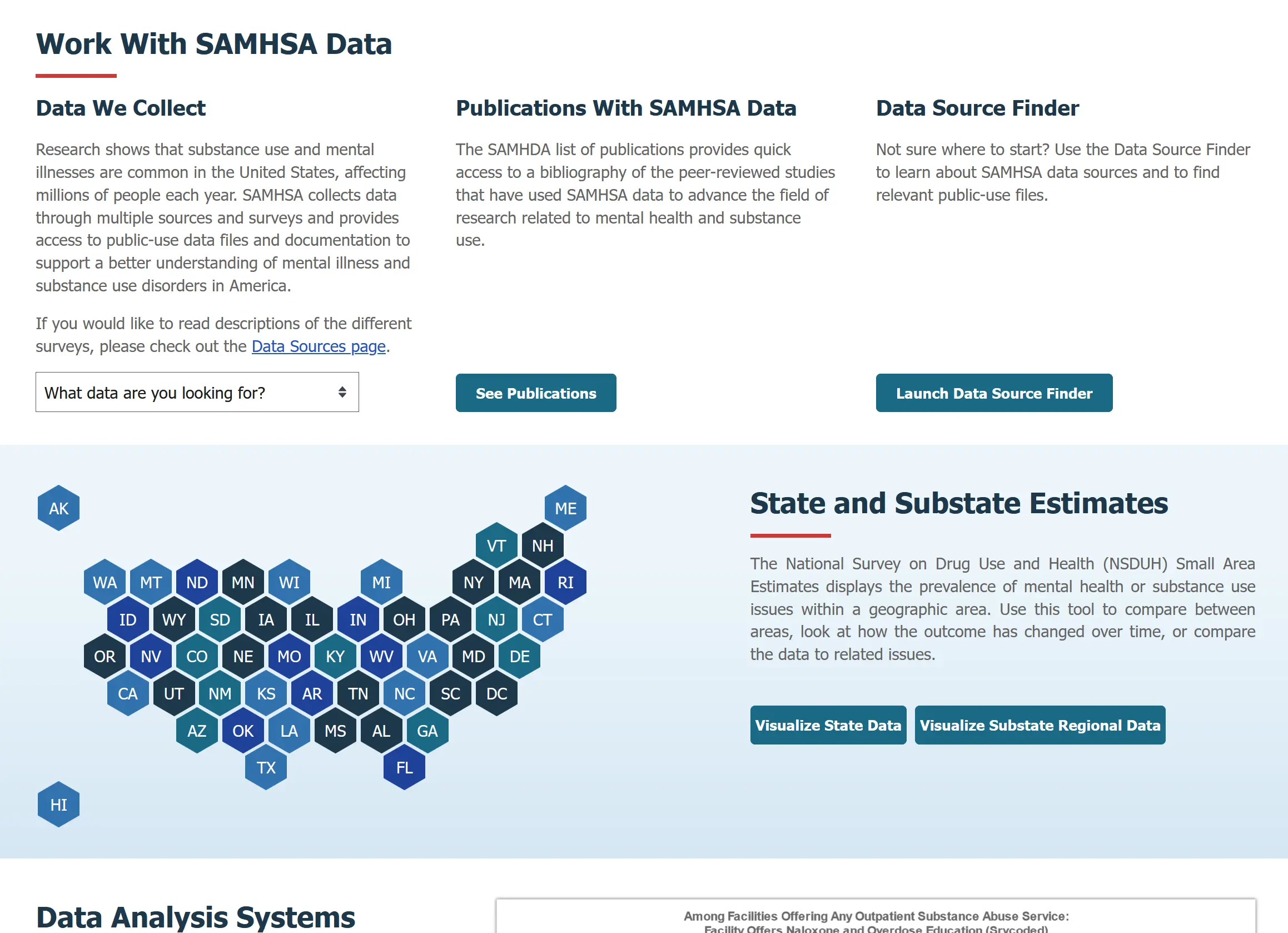thumbnail of SAMHSA Data Archive website