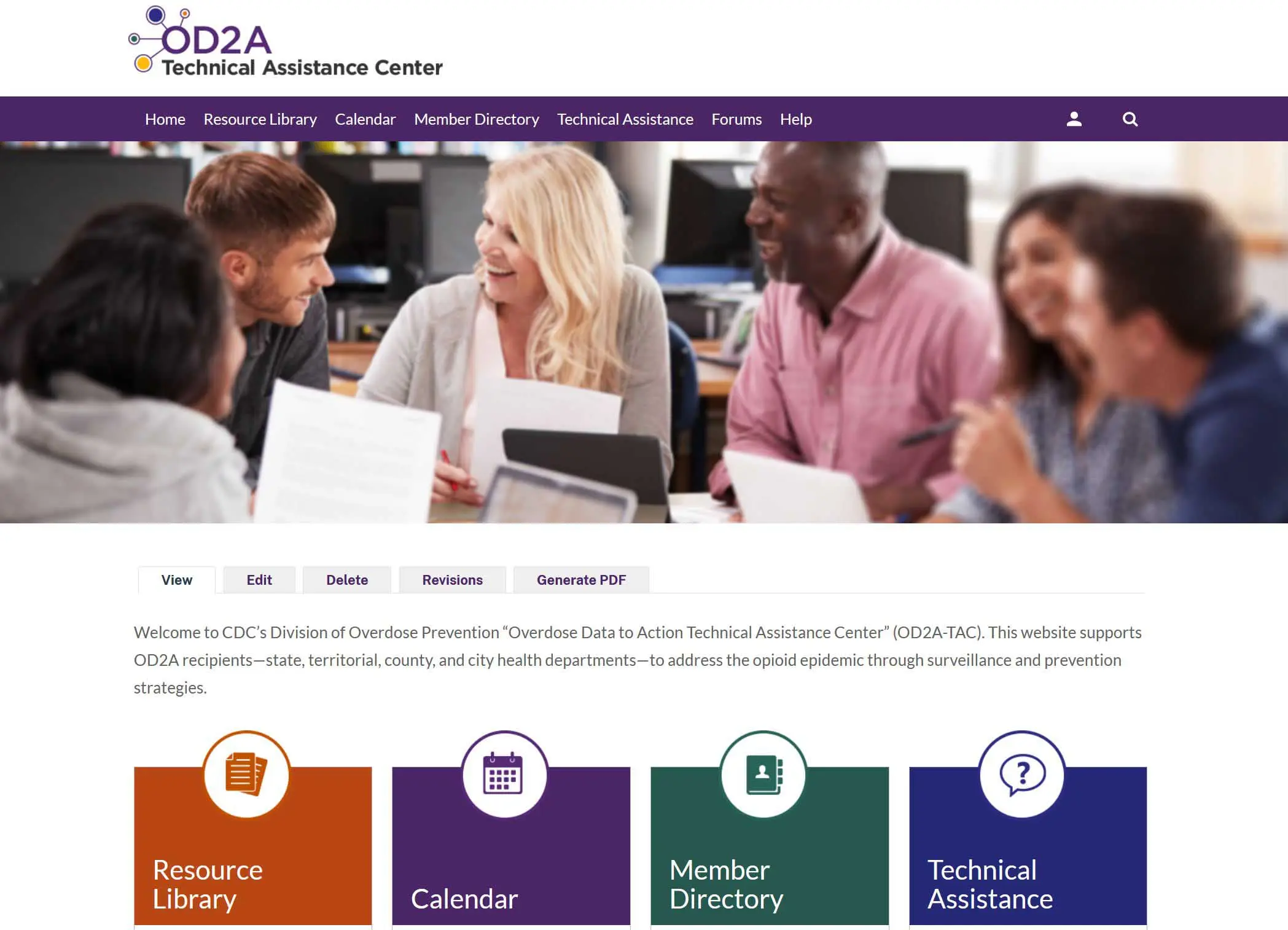 thumbnail of CDC website